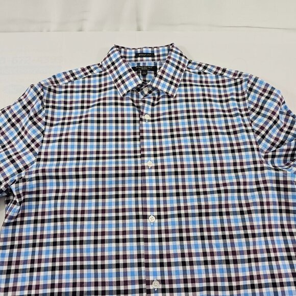 Banana Republic Men's Non-Iron Grant Fit Button Long Sleeve Shirt – Size Large - Picture 12 of 13